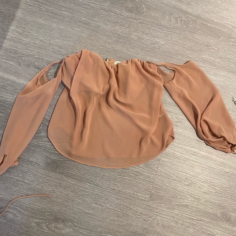 Dusty Rose Off the Shoulder Blouse